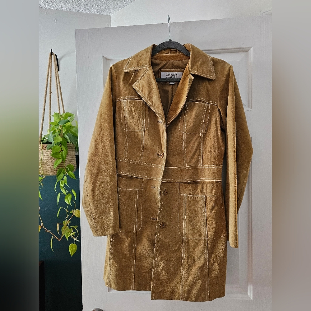 Wilson's Leather Trench Coat